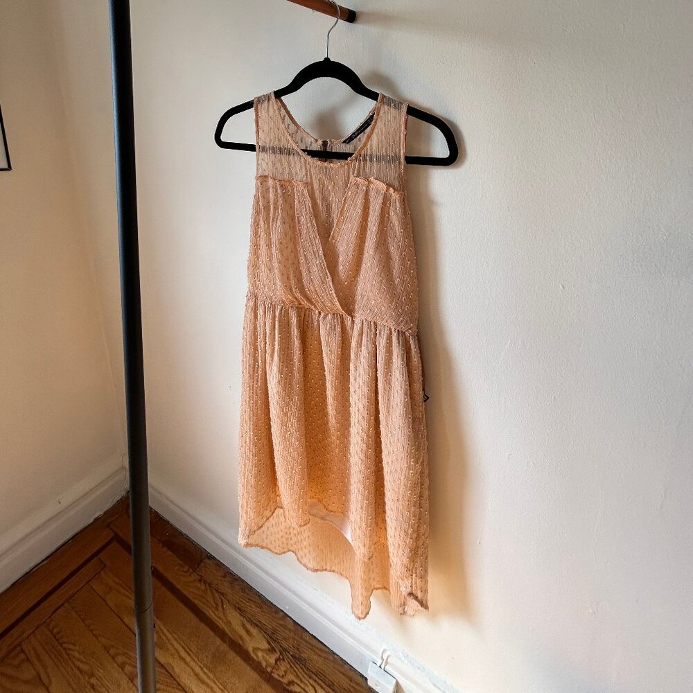 Peach Zara dress
